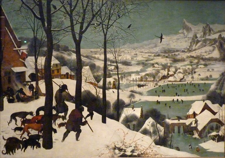 1024px pieter bruegel the elder hunters in the snow winter